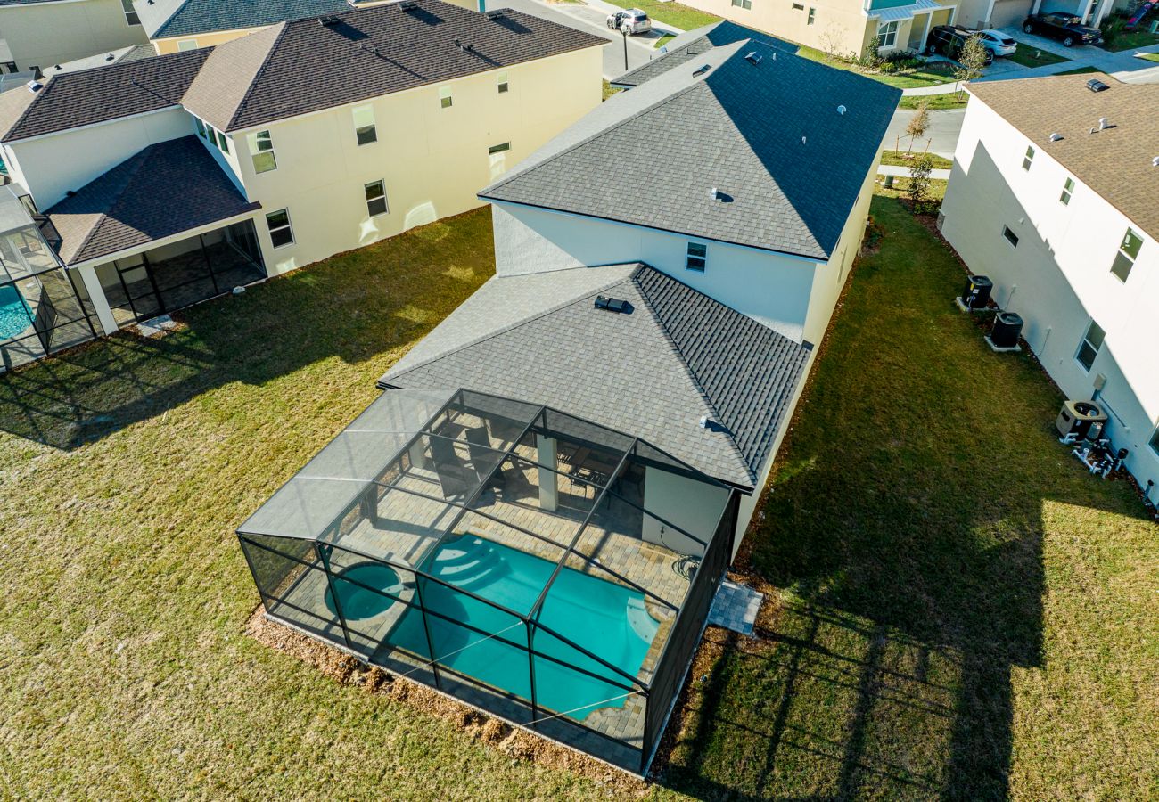 Villa en Kissimmee - Gorgeous Villa Solara Resort 6Bed/5Bath/Pool/Jacuzzi/18 Min From Disney