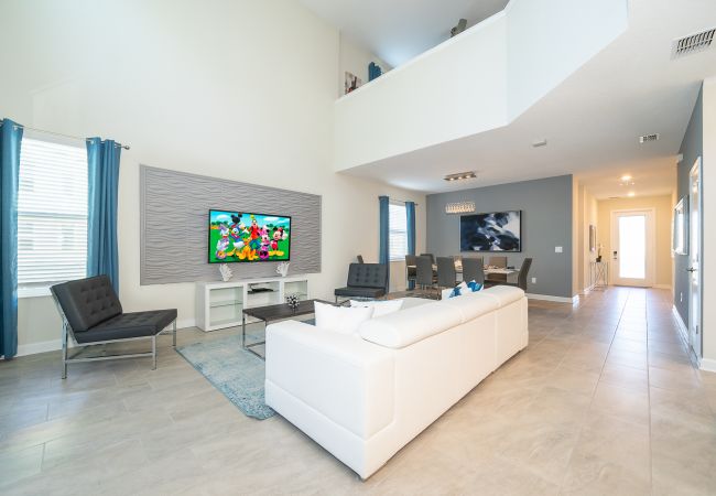 Villa en Kissimmee - Awesome Villa 5Beds/5Bath/Pool/Jacuzzi/5Min From Disney Villa en Kissimmee - Awesome Villa 5Beds/5Bath/Pool/Jacuzzi/5Min From Disney