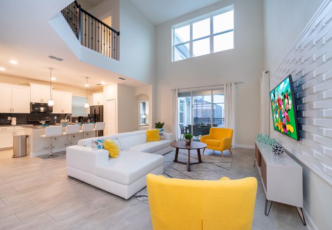 Villa en Kissimmee - Fabulous Villa 5Beds/5Bath/Pool/Jacuzzi/5Min From Disney Villa en Kissimmee - Fabulous Villa 5Beds/5Bath/Pool/Jacuzzi/5Min From Disney