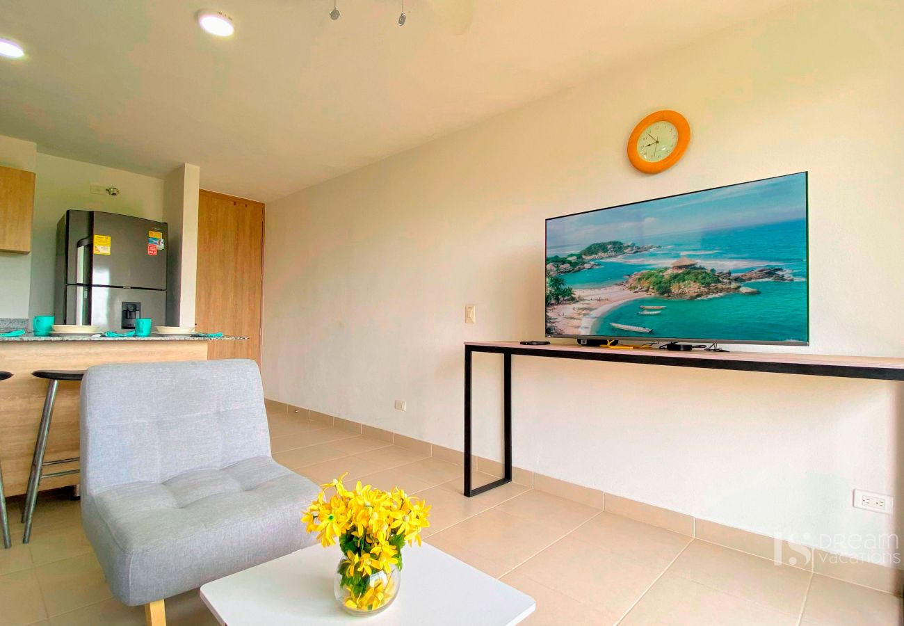 Departamento en Santa Marta - Santa Marta Natural Getaway: Mountain & Greenery Views 2BR, 2 Baths & Free Parking