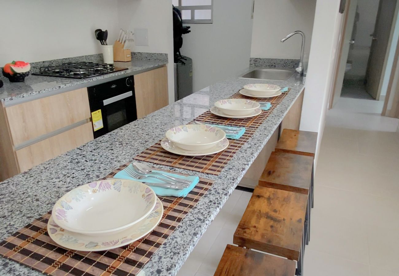 Departamento en Santa Marta - Amazing Apartment 2Bed/2Bath - Bello Horizonte - Santa Marta