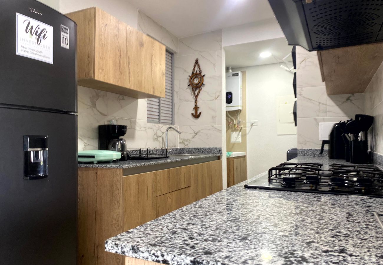 Departamento en Santa Marta - Apartamento moderno de 3 habitaciones y 2 baños con impresionante vista a Sierra Nevada en Bello Horizonte