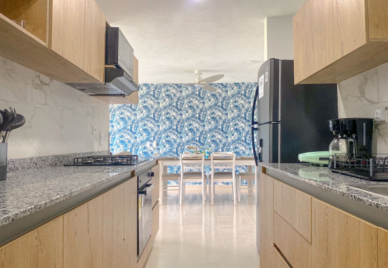 Departamento en Santa Marta - Apartamento moderno de 3 habitaciones y 2 baños con impresionante vista a Sierra Nevada en Bello Horizonte