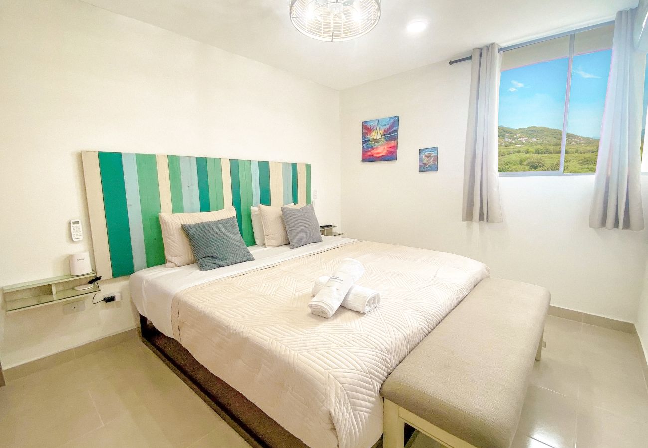 Departamento en Santa Marta - Apartamento moderno de 3 habitaciones y 2 baños con impresionante vista a Sierra Nevada en Bello Horizonte