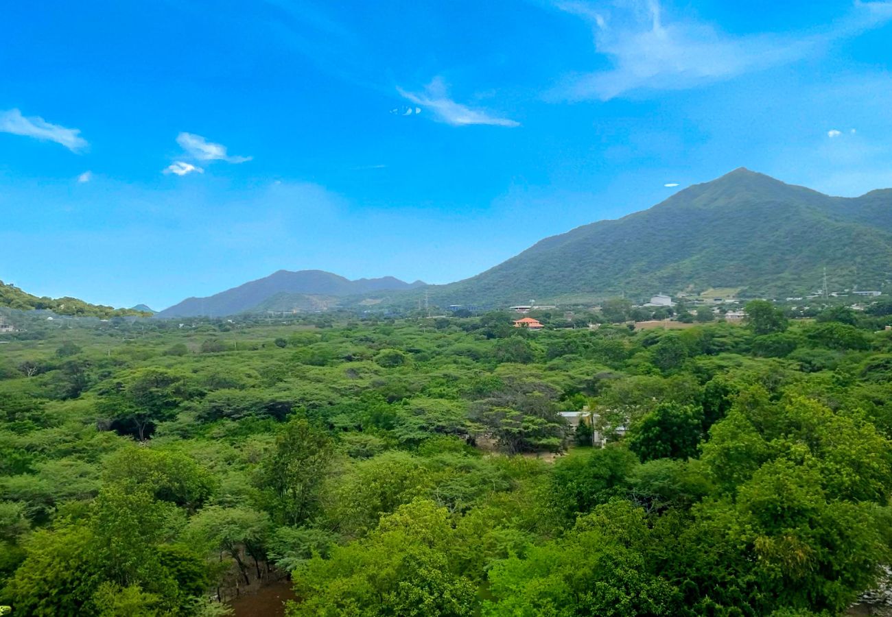 Departamento en Santa Marta - Apartamento moderno de 3 habitaciones y 2 baños con impresionante vista a Sierra Nevada en Bello Horizonte