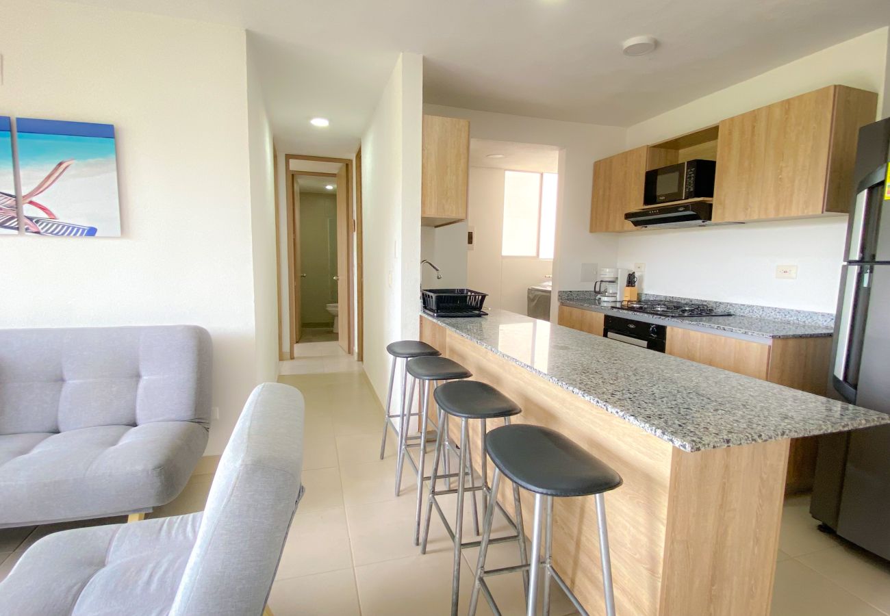Departamento en Santa Marta - Refugio Natural en Santa Marta | Vista a la Sierra Nevada 2 hab, 2 baños, parking