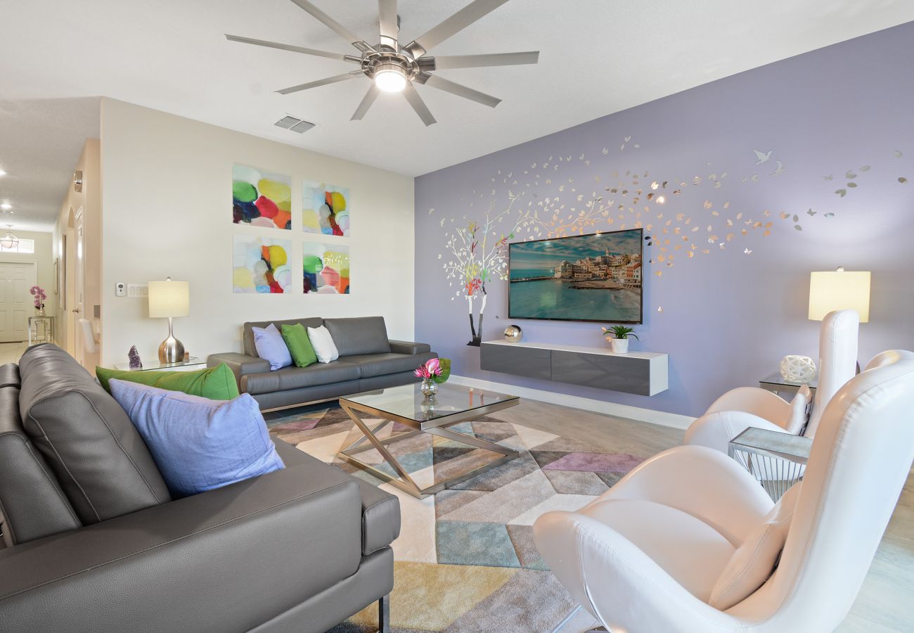 Villa in Davenport - Beautiful Villa Champions Gate 6Beds/5Bath/Pool/Jacuzzi/18Min From Disney