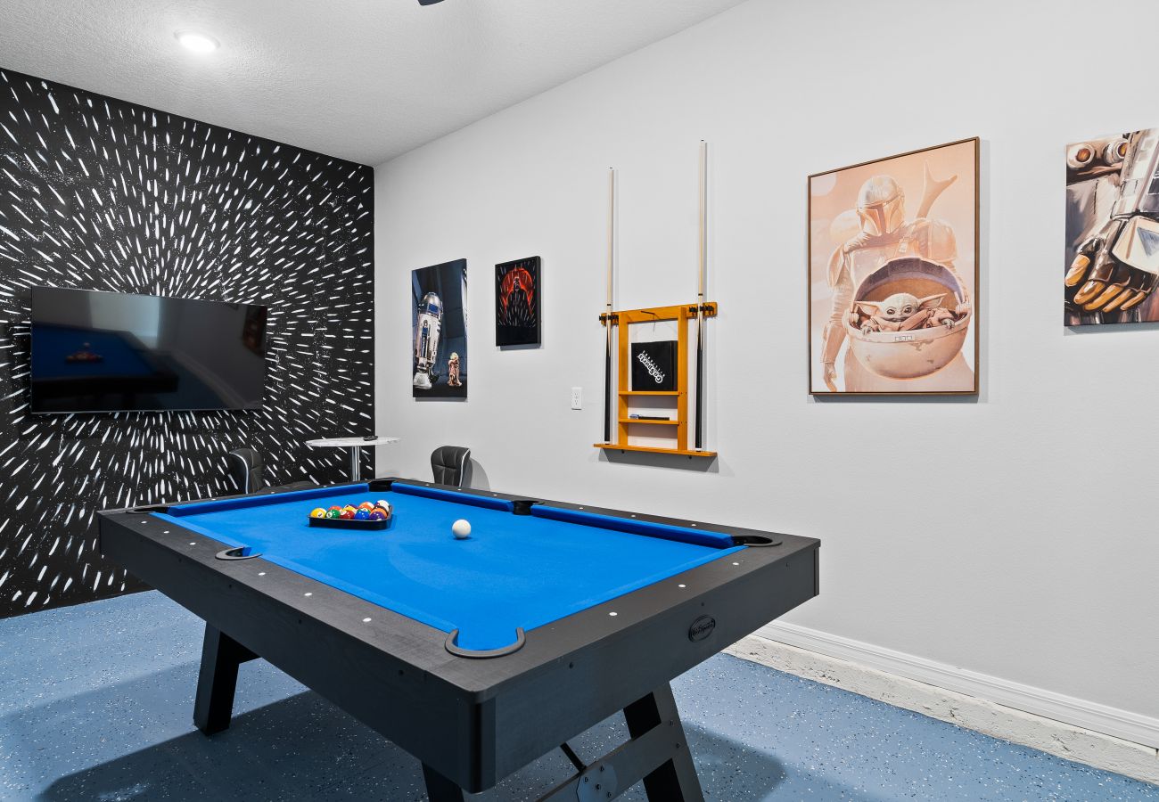 Villa in Kissimmee - Splendid Villa Solara  6Bed/5Bath/Pool/Jacuzzi/18 Min From Disney