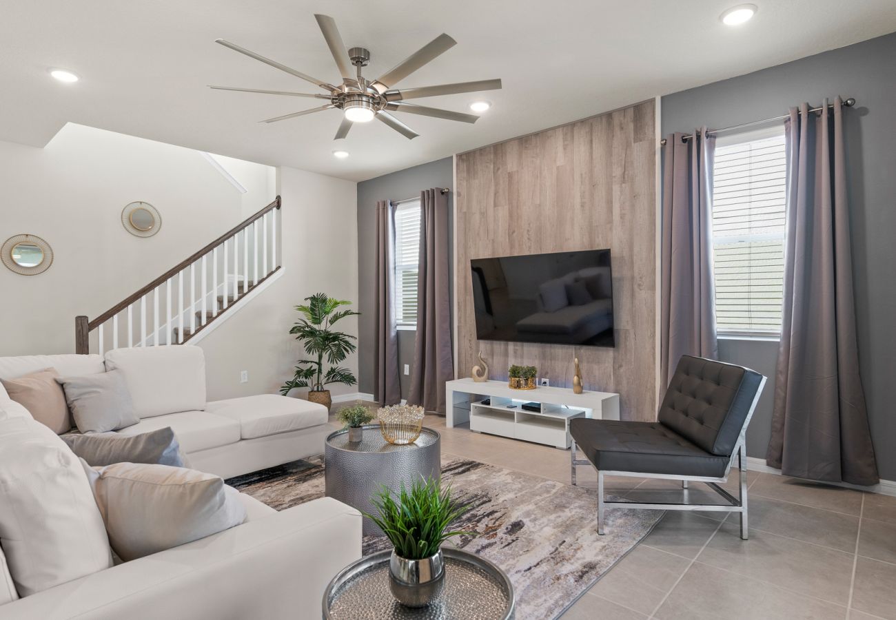 Villa in Kissimmee - Splendid Villa Solara  6Bed/5Bath/Pool/Jacuzzi/18 Min From Disney