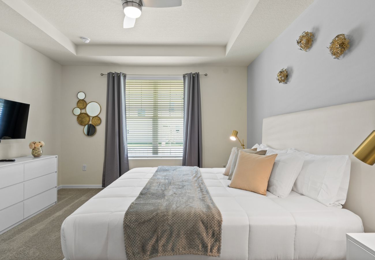 Villa in Kissimmee - Splendid Villa Solara  6Bed/5Bath/Pool/Jacuzzi/18 Min From Disney