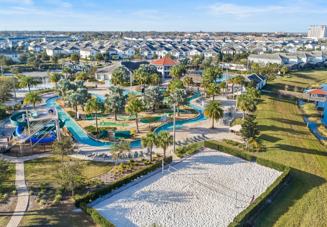 Villa in Kissimmee - Fabulous Villa 5Beds/5Bath/Pool/Jacuzzi/5Min From Disney