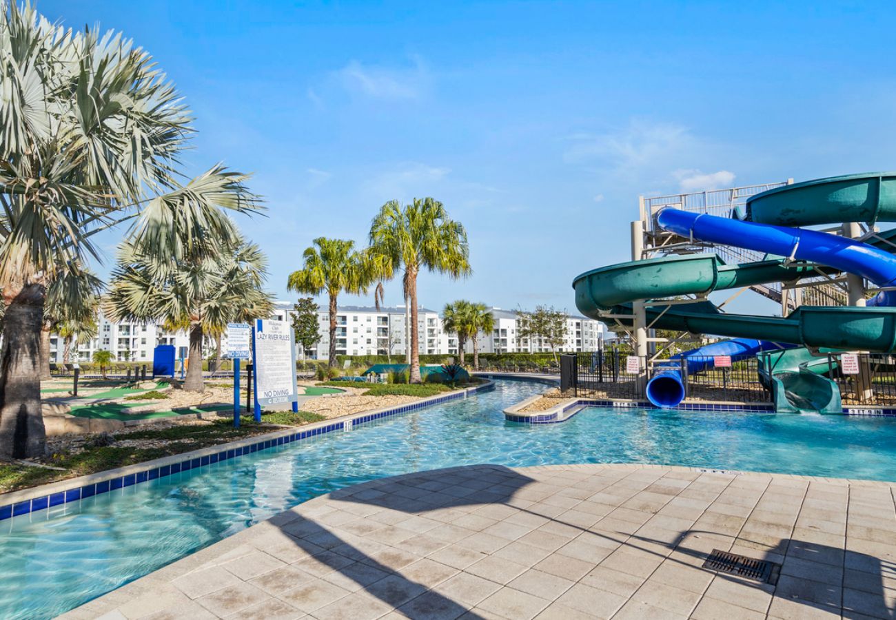Villa in Kissimmee - Fabulous Villa 5Beds/5Bath/Pool/Jacuzzi/5Min From Disney