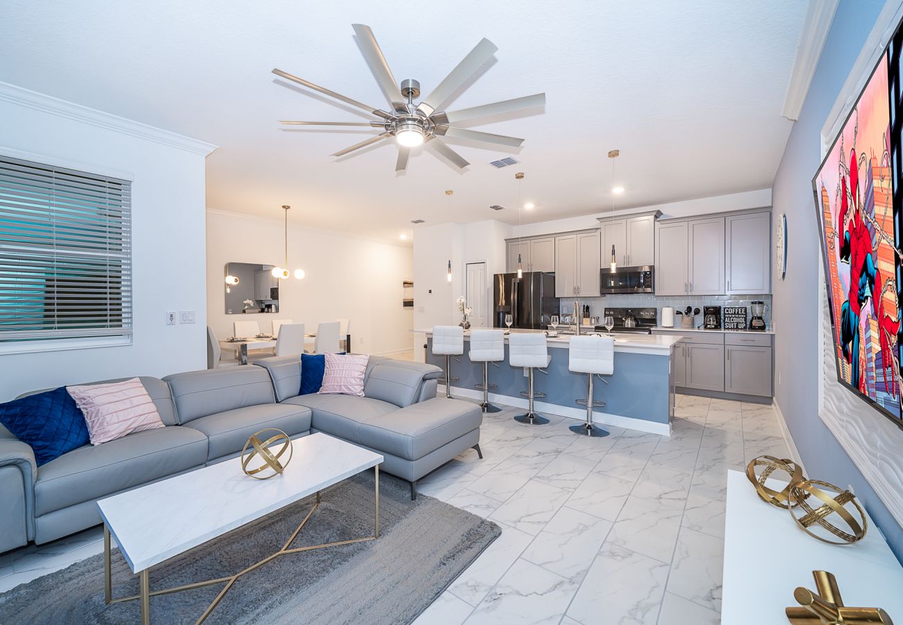 Townhouse in Kissimmee - Decorous Townhouse 4Bed/3Baths/Pool/5Min Disney