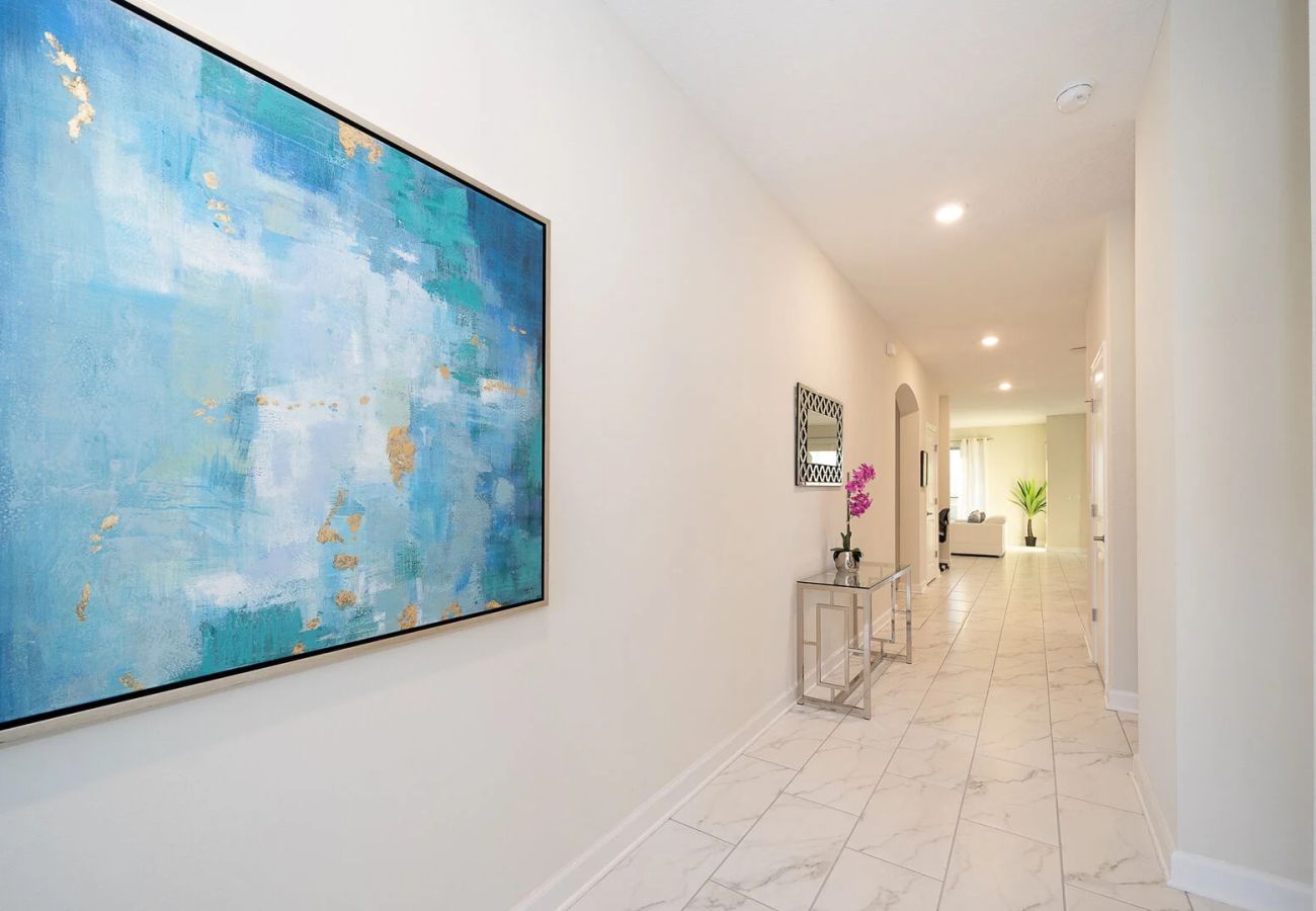 Villa in Davenport - Pretty Villa 6Bed/5Bath/Pool/Jacuzzi/18Min Disney