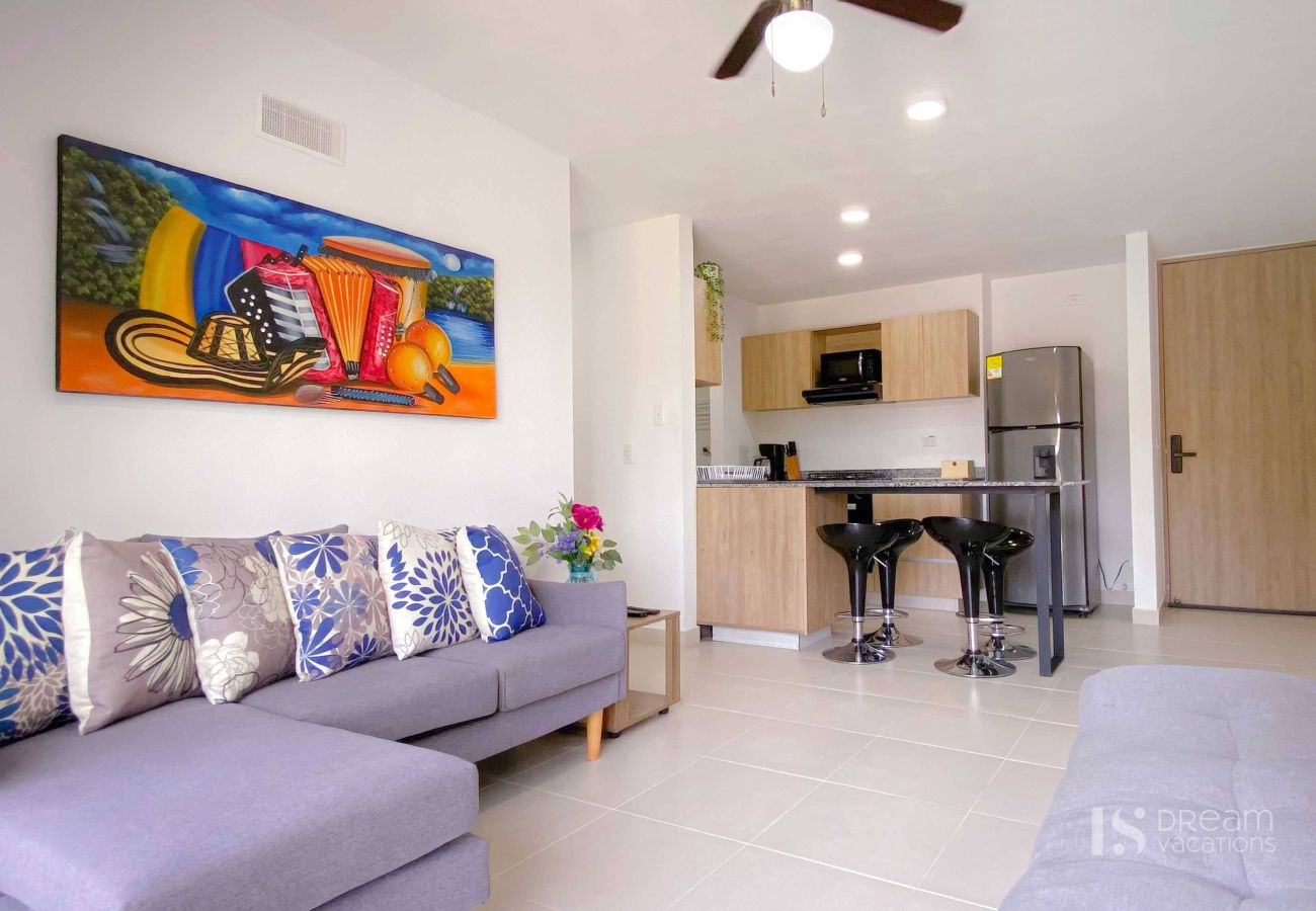 Apartment in Santa Marta - Santa Marta Nature Oasis: 2BR, 2 Baths & Free Parking