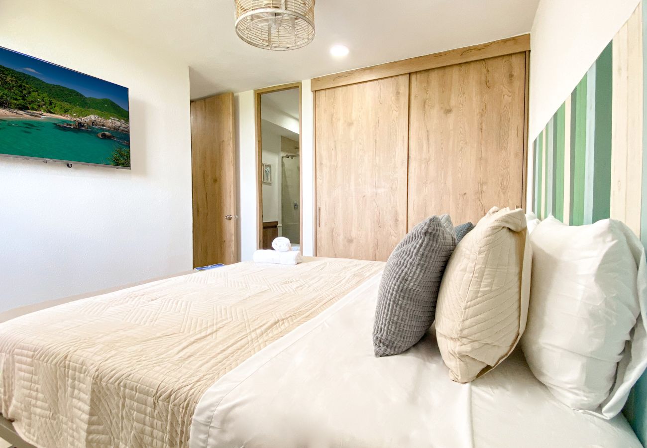 Apartment in Santa Marta - Modern 3BR /2 baths Apartment with Breathtaking Sierra Nevada Panorama in Bello Horizonte