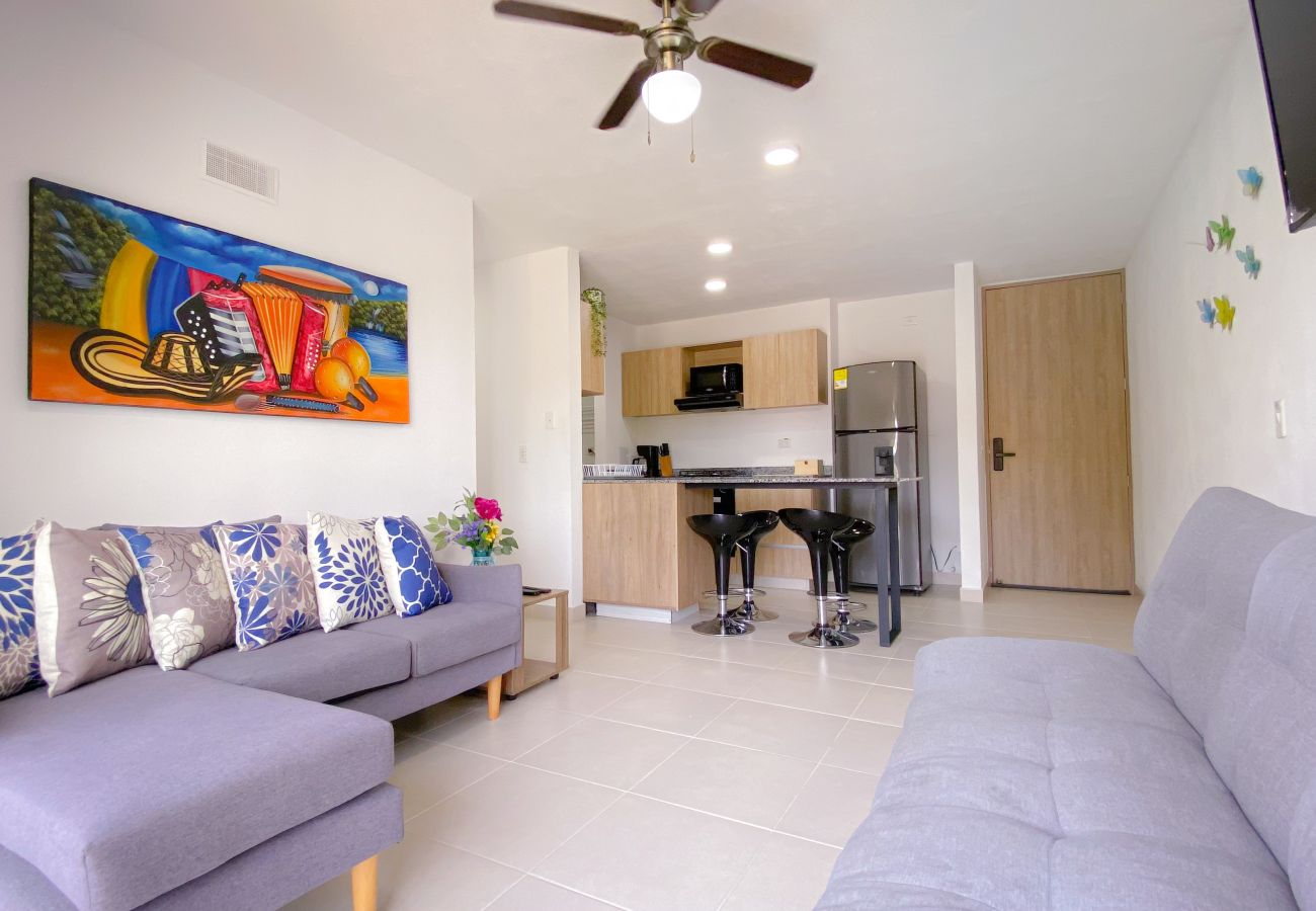 Apartment in Santa Marta - Rest & Nature in Santa Marta: 2BR, 2BA & Free Parking