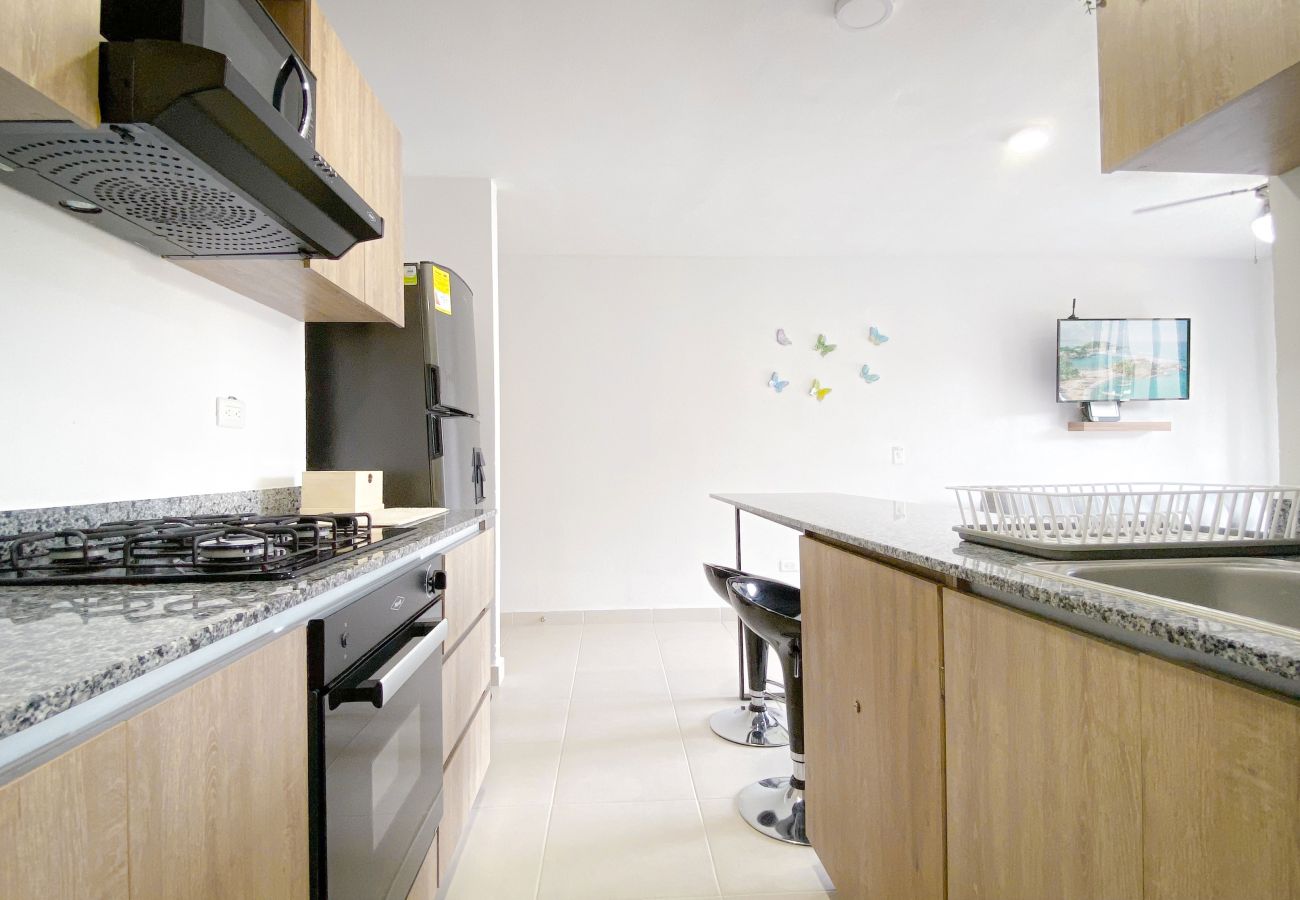 Apartment in Santa Marta - Rest & Nature in Santa Marta: 2BR, 2BA & Free Parking
