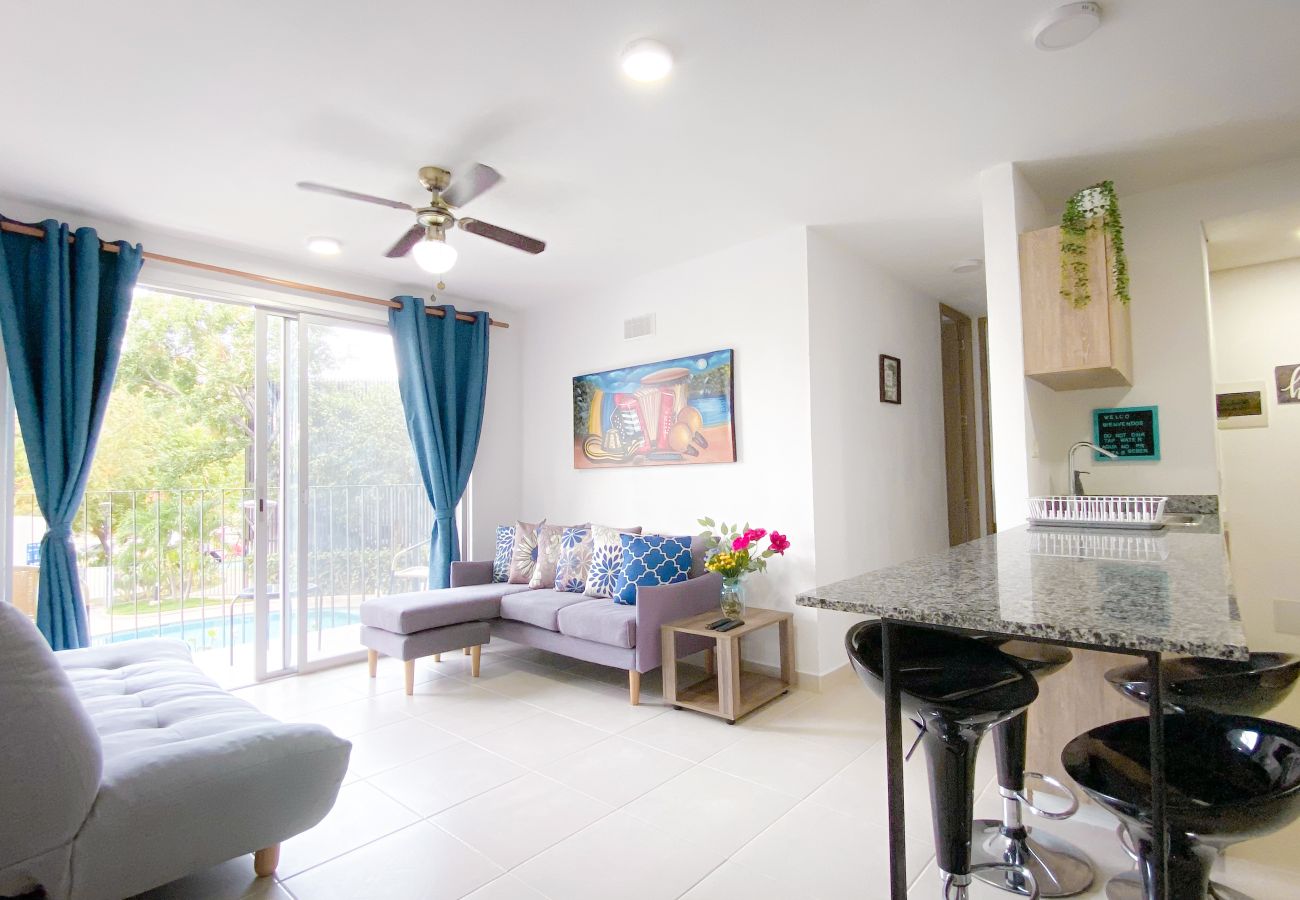 Apartment in Santa Marta - Rest & Nature in Santa Marta: 2BR, 2BA & Free Parking
