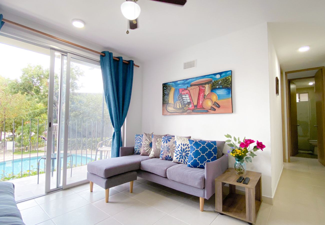 Apartment in Santa Marta - Rest & Nature in Santa Marta: 2BR, 2BA & Free Parking