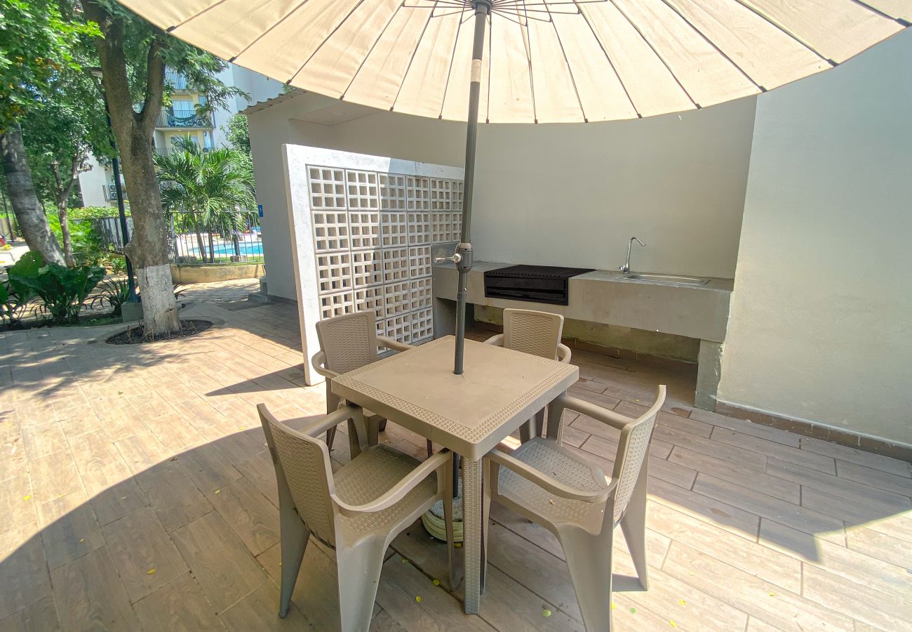 Apartment in Santa Marta - Santa Marta Natural Getaway: Mountain & Greenery Views 2BR, 2 Baths & Free Parking