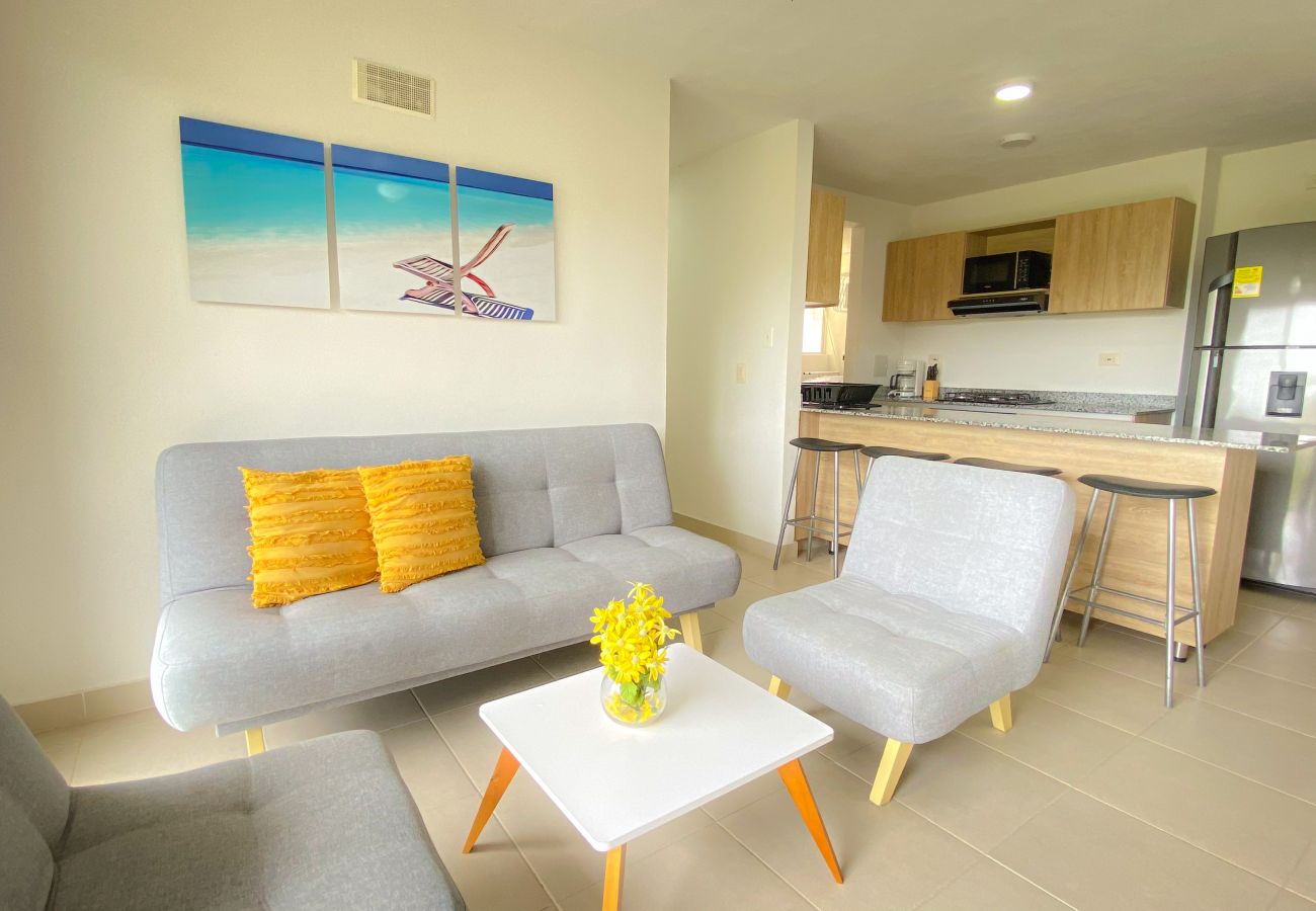 Apartment in Santa Marta - Santa Marta Natural Getaway: Mountain & Greenery Views 2BR, 2 Baths & Free Parking